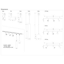 Conector Easylink Para Lámpara Suspendida, Blanco