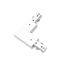 Conector En L Sentido Antihorario Easylink, Blanco