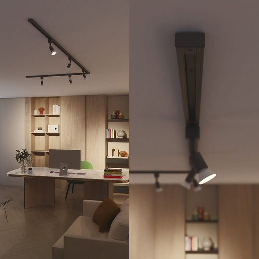 Conector En L Sentido Antihorario Easylink, Negro