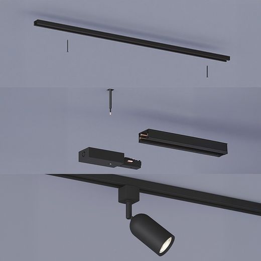 Conector En T Easylink, Negro