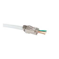 Conector Modular Rj45 Cat.6 Stp, 50 Uds