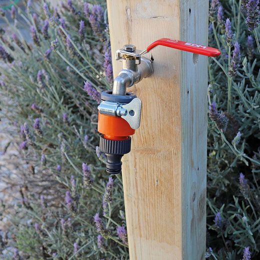 Conector Rápido Con Abrazadera Para Grifos Sin Rosca Ø18 Mm