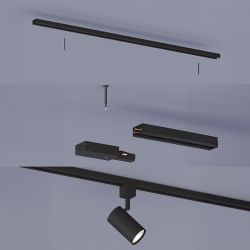 Conector Recto Easylink, Negro