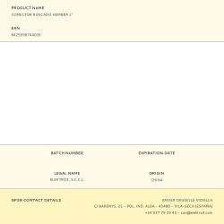 Conector Roscado Hembra 1 Pulg