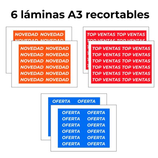 Conjunto Carteleria En Castellano