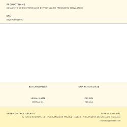 Conjunto De Dos Tornillos De Valvula De Fregadero (Envasado)