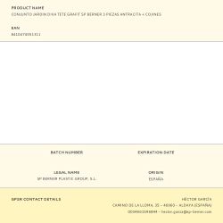 Conjunto Jardín Diva Tete Grafit 3 Piezas Antracita + Cojines