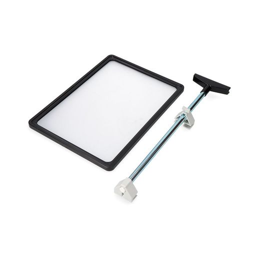 Conjunto Tubo Extensible 320-620 Mm T Negro+Marco A4+Funda A4 Para Cesta