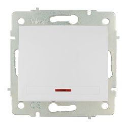 Conmutador/Interruptor Luminoso 10Ax 250V Serie Europa Solera Erp02Ilqc