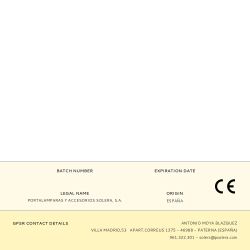 Conmutador/Interruptor Luminoso 10Ax 250V Serie Europa Solera Erp02Ilu