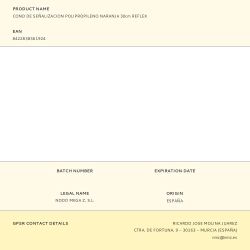 Cono De Señalizacion Polipropileno Naranja 30Cm Reflex