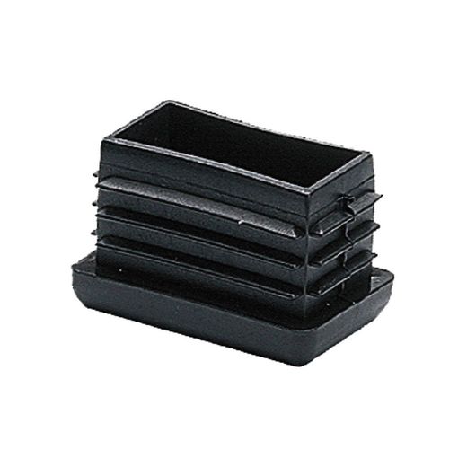 Contera Rectangular Aletas Cnt04 10X40Mm Ne, 25 Unid. Micel