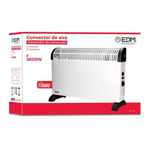 Convector De Aire Modelo Turbo 2000 W