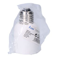 Convertidor De E27 A E40, 4 A 230 V, Blanco, Ø47 X 79 Mm (Retractilado)