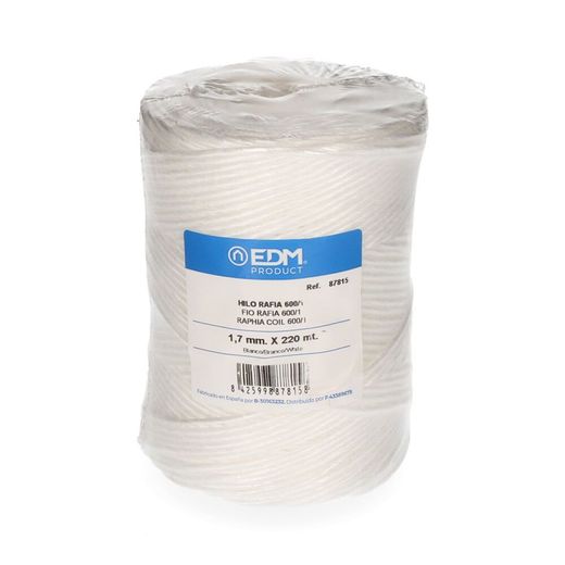 Cordel Rafia Blanco 600/1 Calibre 1,7 Mm X 220 M