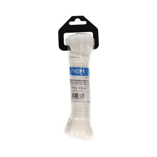 Cordón Trenzada Polipropileno Riel R.81, Calibre 3 Mm X 18 M