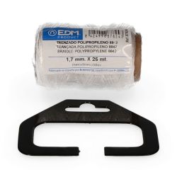 Cordón Trenzado Polipropileno 8842 Blanco, Calibre 1,7 Mm X 25 M