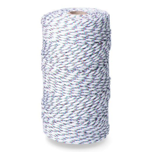 Cordón Trenzado Polipropileno Tricolor, Calibre 5 Mm X 200 M