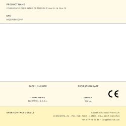 Corrugado Para Interior Medida 11Mm M-16 25M Ce