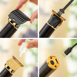Corta Cabellos Profesional Recargable Con Accesorios V0103734 Innovagoods