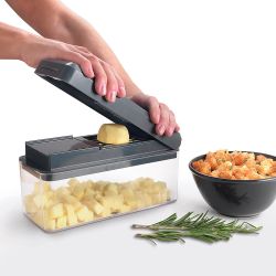 Cortador Y Rallador De Verduras, Slice- Cube, 23,5 X 10,5 X 14 Cm