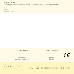 Cortapelos Inalámbrico Super-X-Metal Series Con Cuchillas De Acero Japonés