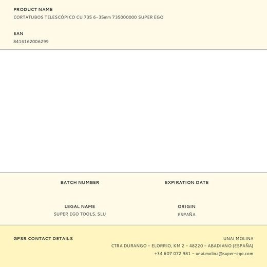 Cortatubos Telescópico Cu 735 6 -3 5 Mm