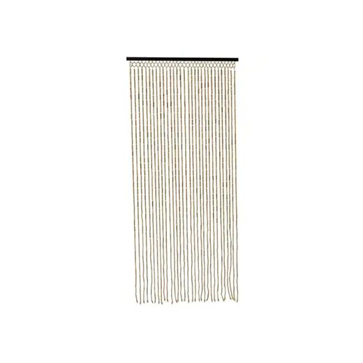 Cortina De Bambú, Color Natural, Para Puerta, 90 X 200 Cm