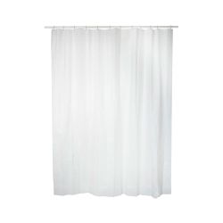 Cortina De Baño Basic Blanca 140 X 180 Cm