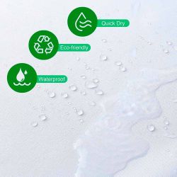 Cortina De Baño Basic Blanca 180 X 180 Cm