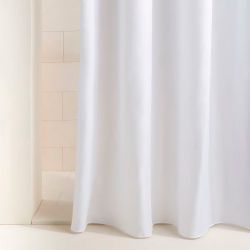 Cortina De Baño Basic Blanca 180 X 180 Cm