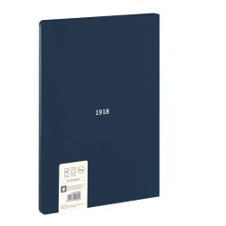 Cuaderno A4  Cuadriculado Encolado Azul Marino