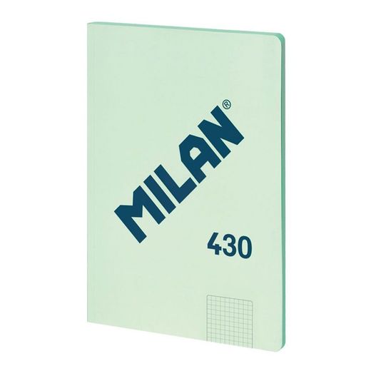 Cuaderno A4  Cuadriculado Encolado Verde