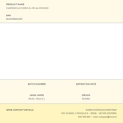 Cuadradillo Cdd01 8 X 90 Mm Zincado