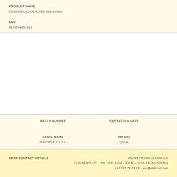 Cuadradillo De Acero 8X8X110Mm