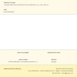 Cuadro Industrial Montado De 8 Elementos, 215 X 160 X 200 Mm