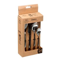 Cubertería 24 Piezas Modelo Deka