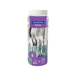 Cubertería 30 Piezas Azul