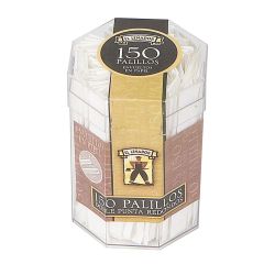 Palillos Redondos El Leñador Cubilete De Plástico Con 150 Uds, Expositor 12 Uds