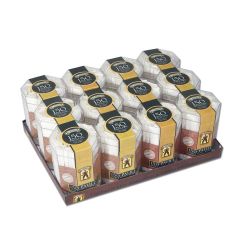 Palillos Redondos El Leñador Cubilete De Plástico Con 150 Uds, Expositor 12 Uds