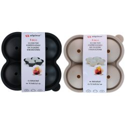 Cubitera Para Hielos Redondos Colores Surtidos 15,5 X 15,5 X 7 Cm