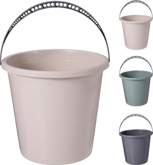 Cubo Con Asa, Colores Surtido, 10 L, Ø25 X 26 Cm