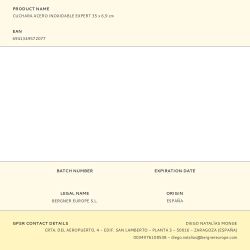 Cuchara Acero Inoxidable Expert 35 X 6,9 Cm