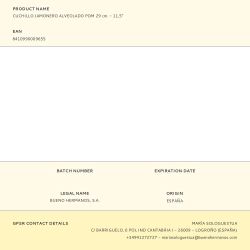 Cuchillo Jamonero Alveolado Pom 29 Cm