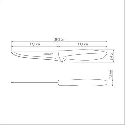 Cuchillo Para Deshuesar Plenus Negro 127 Mm