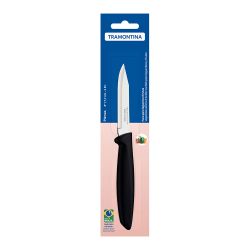 Cuchillo Para Legumbres Y Frutas Plenus Negro 7,7 Cm Blister