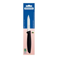 Cuchillo Para Legumbres Y Frutas Plenus Negro 7,7 Cm Blister