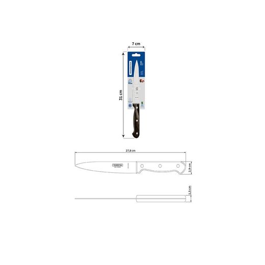 Cuchillo Polywood Castaño Para Cocina 15 Cm