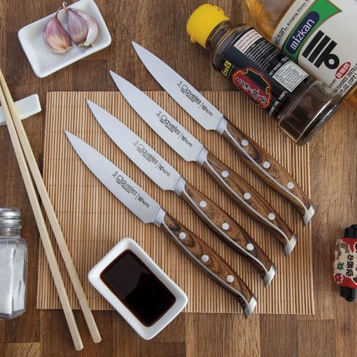 Cuchillos Chuleteros Wagyu 11,5 Cm, 4 Uds