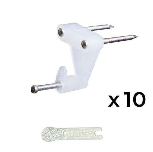 COLGADORES / FIJACIONES (CON TORNILLOS)